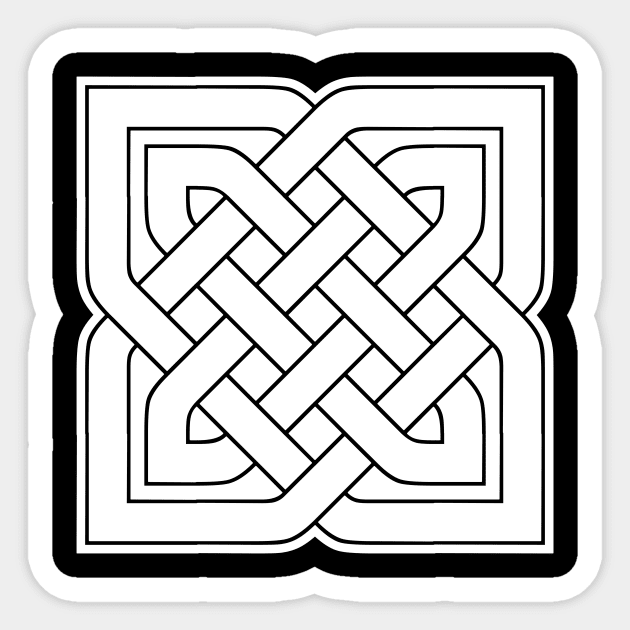 Celtic Knot Sticker by QuickyDesigns